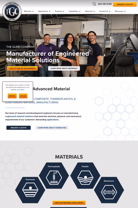 The-Gund-Company Homepage 1440px