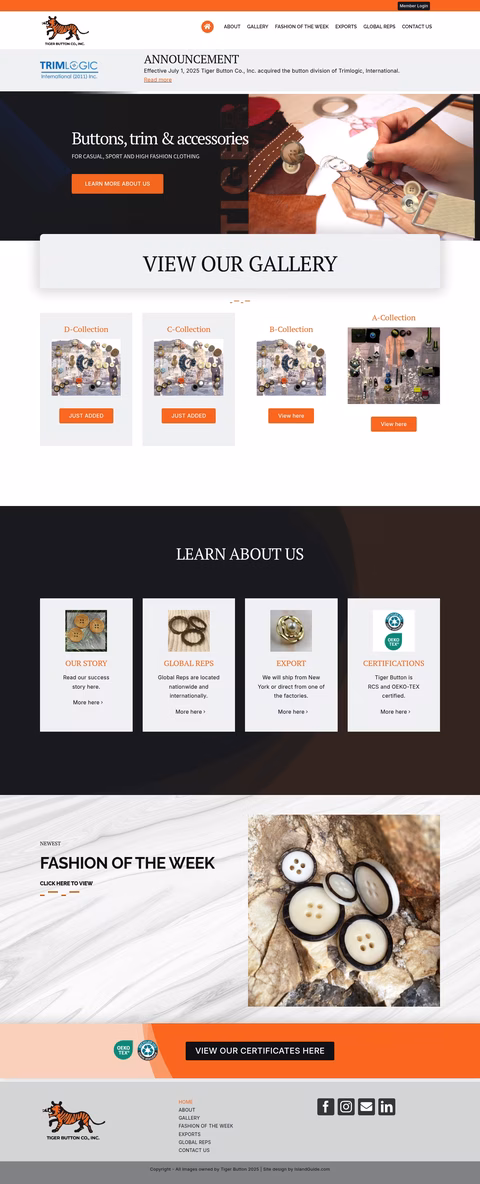 Tiger-Button Homepage 1440px