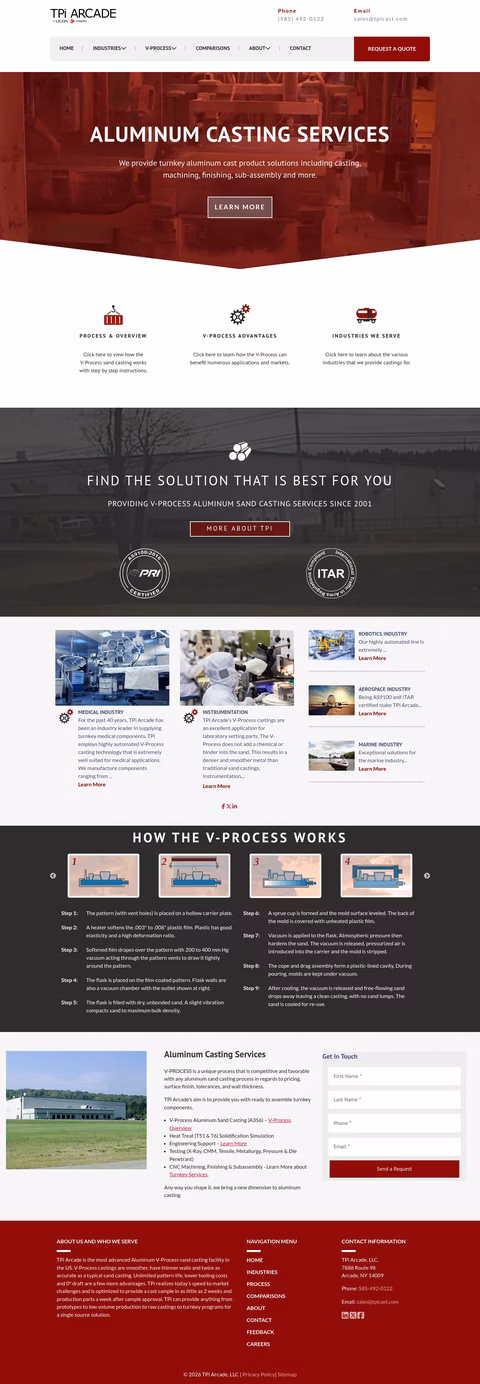 Tpi-Arcade Homepage 1440px