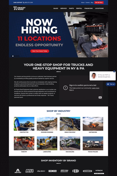 Tracey-Road-Equipment Homepage 1440px