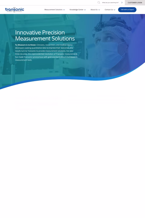 Transonic-Systems Homepage 1440px