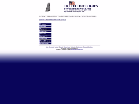 Tri-Technologies Homepage 1440px