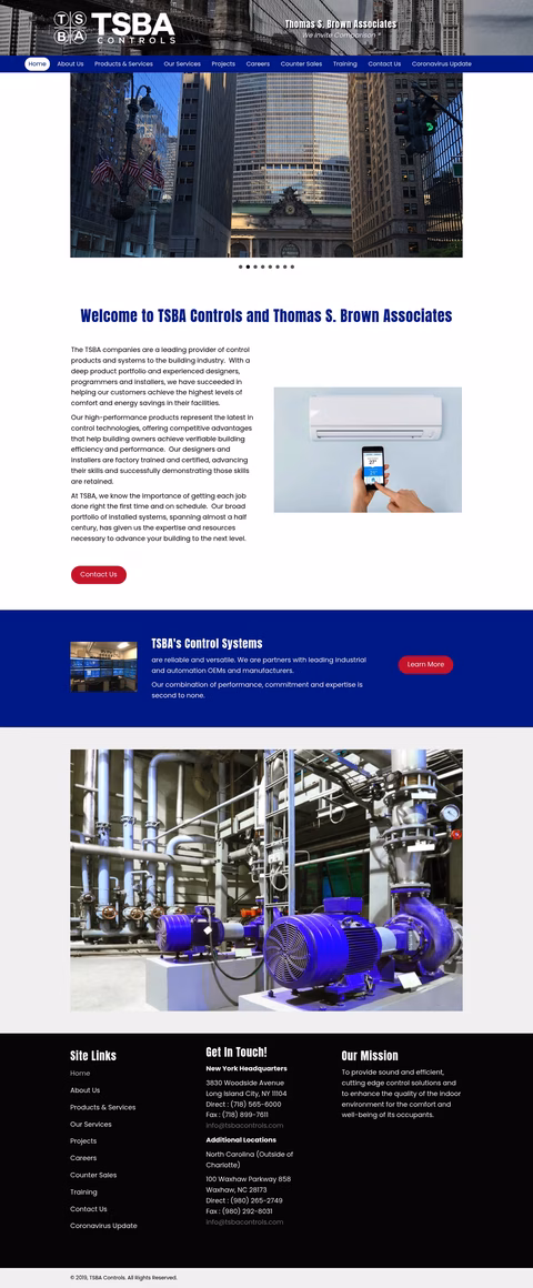 Tsba-Controls Homepage 1440px