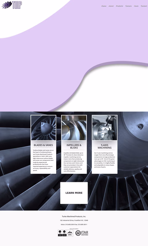 Turbo-Machined-Products Homepage 1440px
