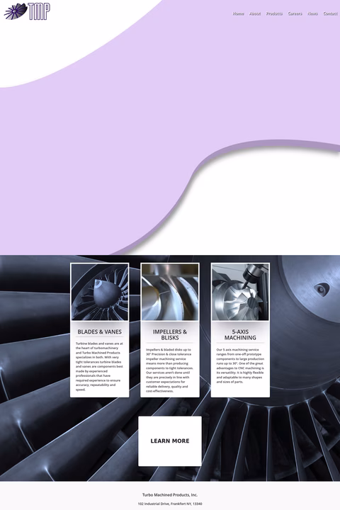 Turbo-Machined-Products Homepage 1440px
