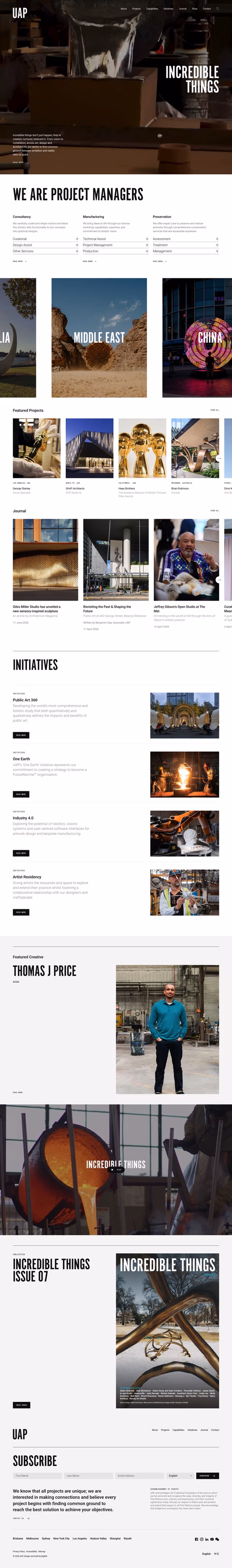 Uap-Company Homepage 1440px