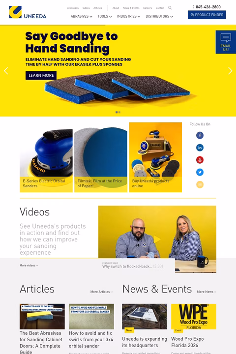 Uneeda Homepage 1440px