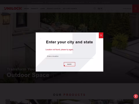 Unilock Homepage 1440px