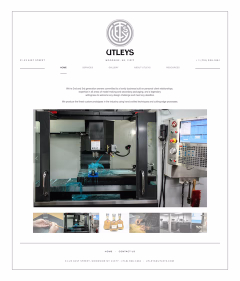 Utleys Homepage 1440px