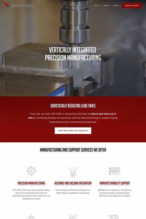 Vi-Manufacturing Homepage 1440px