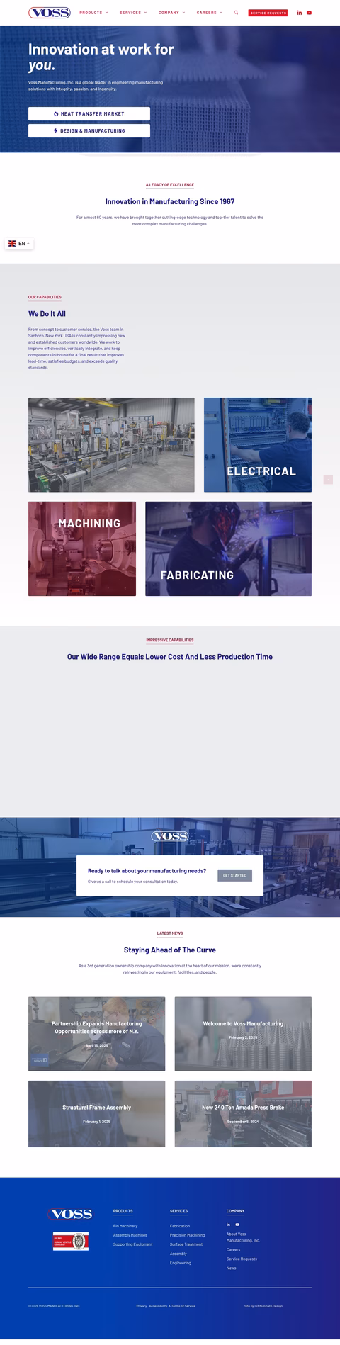 Voss-Manufacturing Homepage 1440px