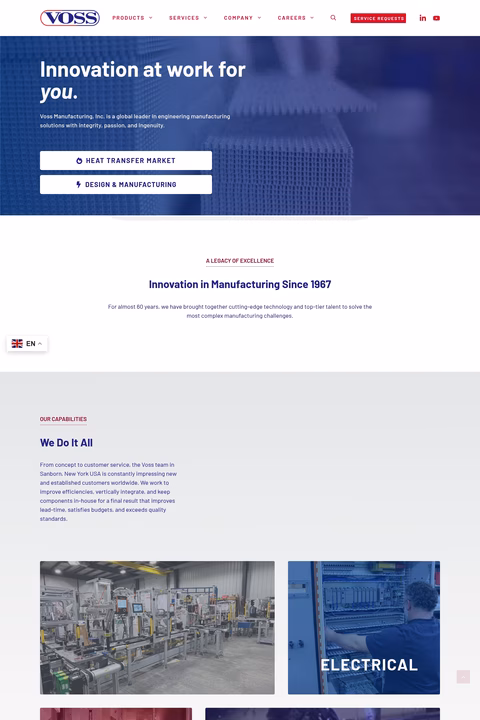 Voss-Manufacturing Homepage 1440px