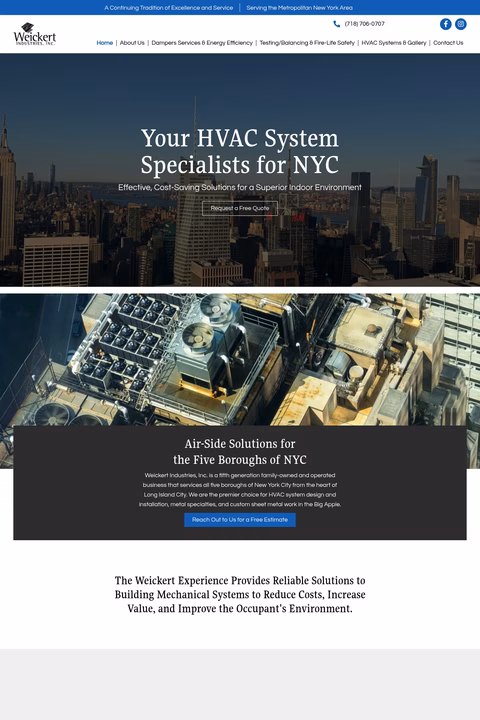 Weickert-Industries Homepage 1440px