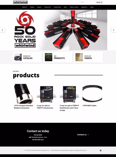 Whirlwind Homepage 1440px