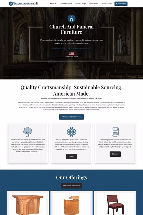 Woerner-Industries Homepage 1440px