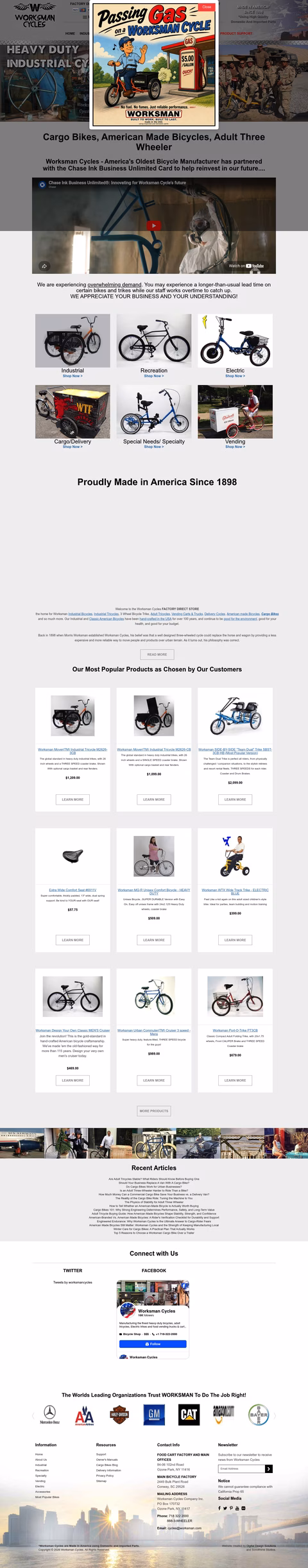Worksman-Cycles Homepage 1440px