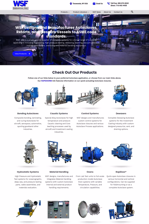 Wsf-Industries Homepage 1440px