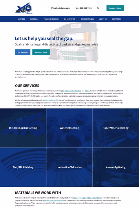 Xto Homepage 1440px