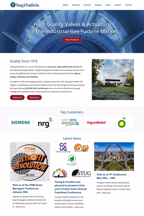 Young-Franklin Homepage 1440px