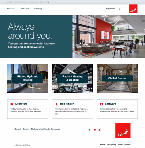 Zehnder-Rittling Homepage 1440px