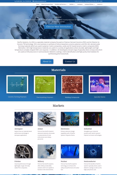 Starfire-Systems Homepage 1440px
