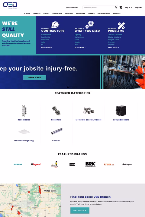 Qed Homepage 1440px