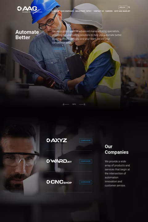 Aag-Cnc Homepage 1440px