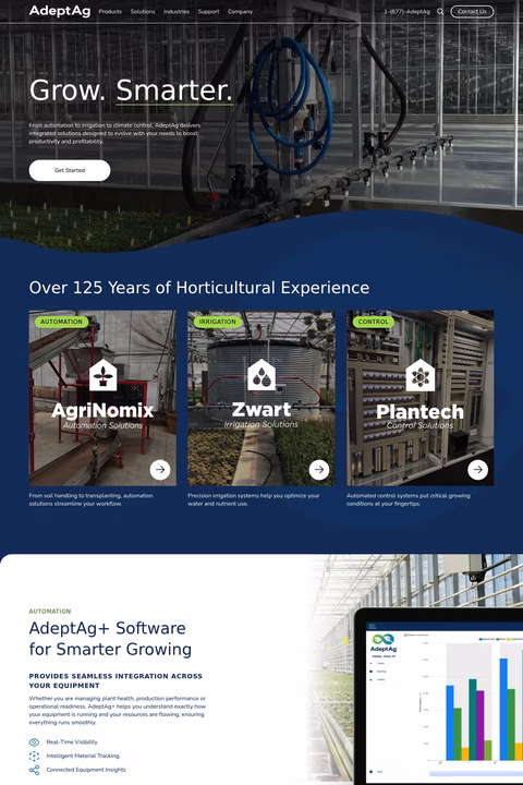 Adeptag Homepage 1440px