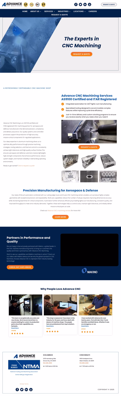 Advance-Cnc-Machining Homepage 1440px