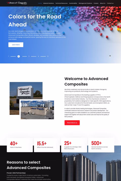 Advanced-Composites Homepage 1440px