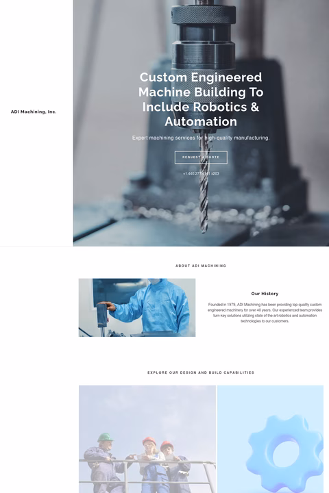 Advanced-Design-Industries Homepage 1440px