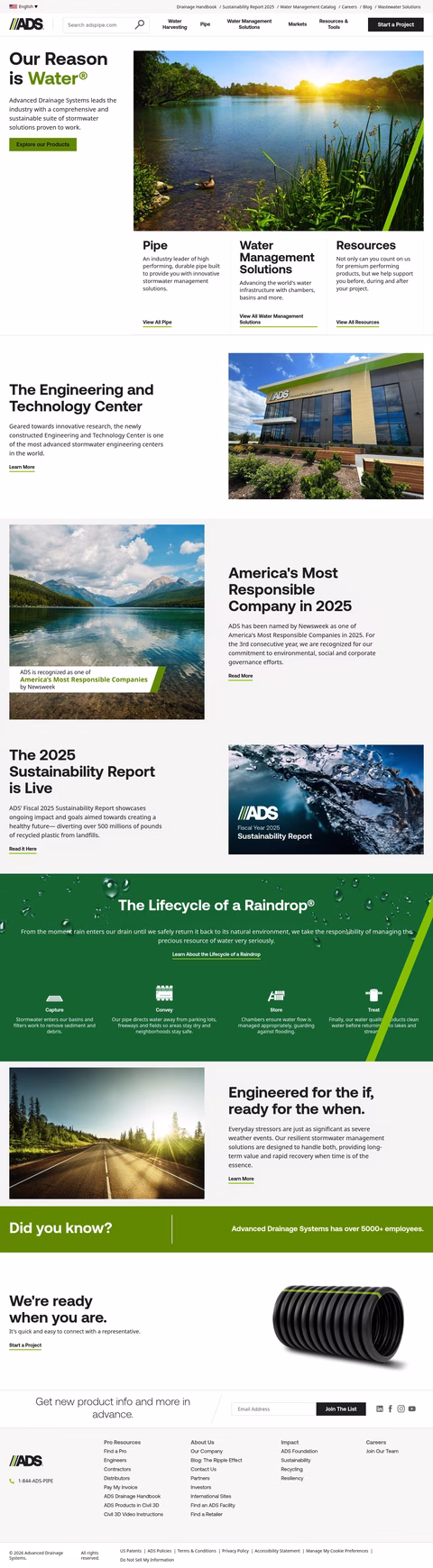 Advanced-Drainage-Systems Homepage 1440px