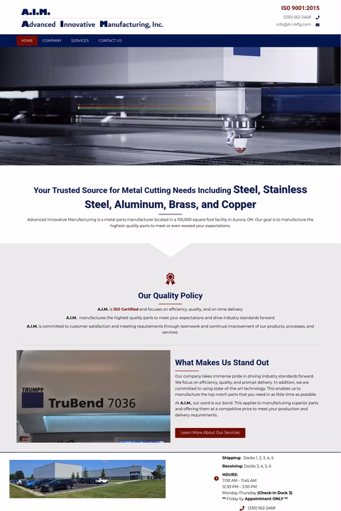 Advanced-Innovative-Manufacturing Homepage 1440px