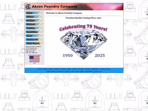 Akron-Foundry-Company Homepage 1440px