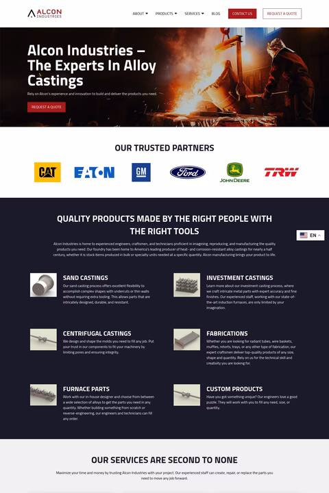 Alcon-Industries Homepage 1440px