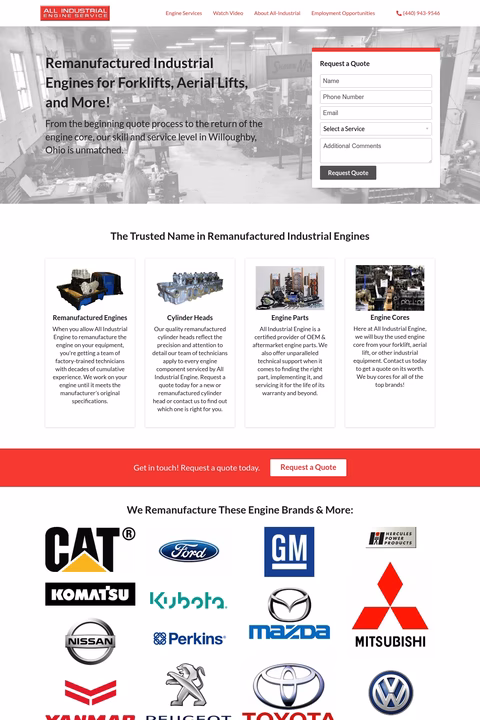 All-Industrial-Engine-Services Homepage 1440px