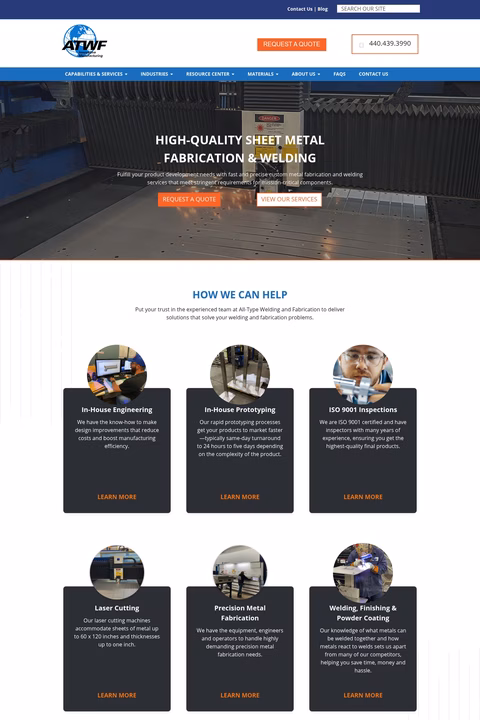 All-Type-Welding-And-Fabrication Homepage 1440px