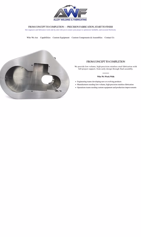 Alloy-Welding-Fabricating Homepage 1440px