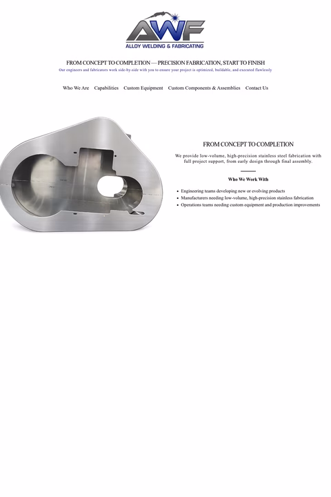 Alloy-Welding-Fabricating Homepage 1440px