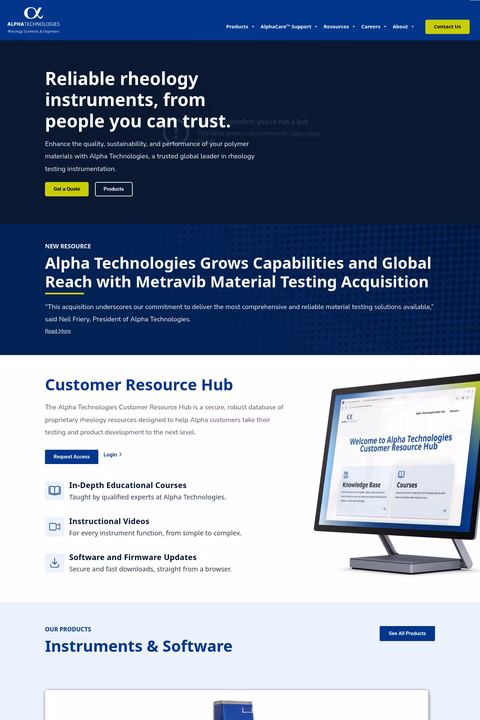 Alpha-Technologies Homepage 1440px