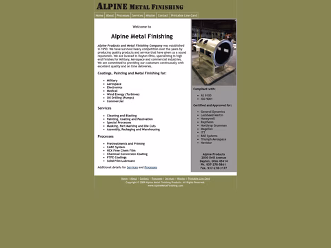 Alpine-Metal-Finishing Homepage 1440px