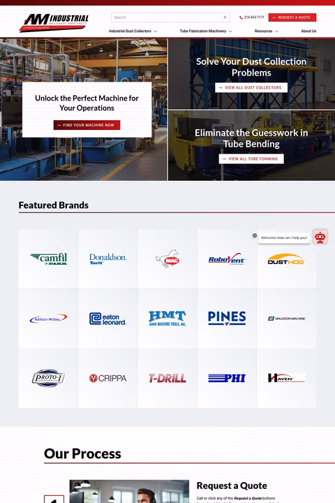 Am-Industrial-Group Homepage 1440px