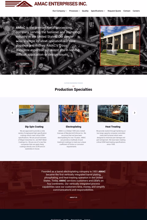 Amac-Enterprises Homepage 1440px