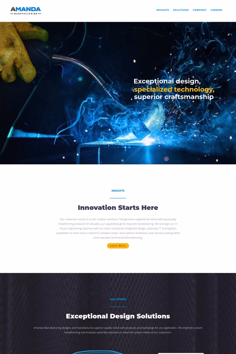 Amanda-Manufacturing Homepage 1440px