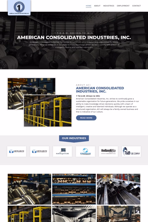 American-Consolidated-Industries Homepage 1440px
