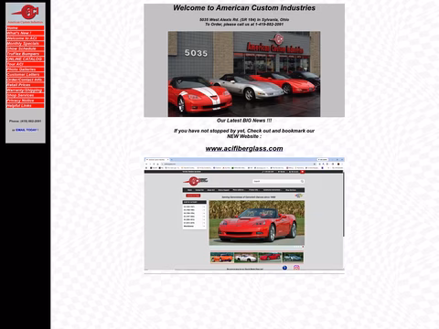 American-Custom-Industries Homepage 1440px