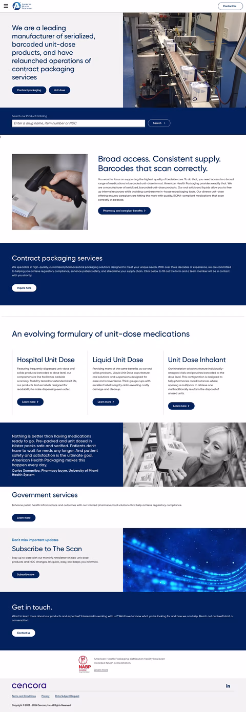 American-Health-Packaging Homepage 1440px
