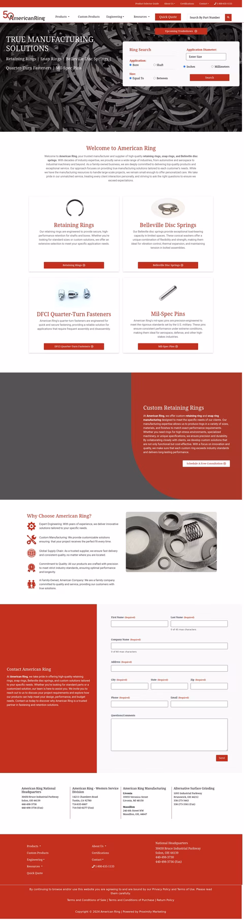 American-Ring-Company Homepage 1440px