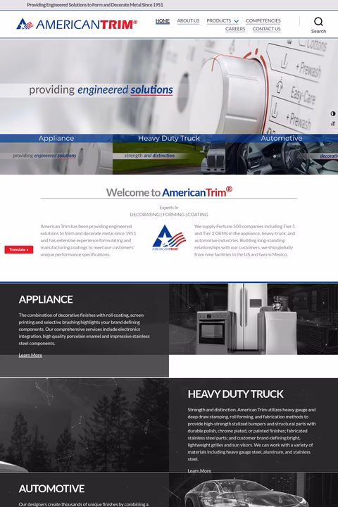 American-Trim Homepage 1440px