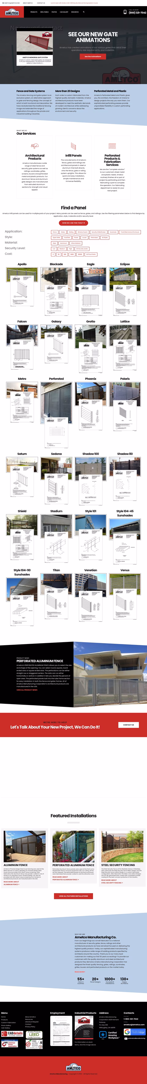 Ametco-Manufacturing Homepage 1440px